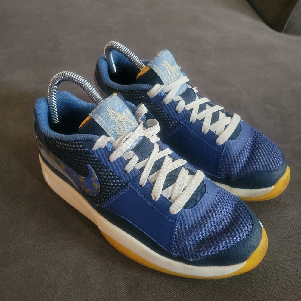 Nike Ja 1 SE GS Mystic Navy Kids Youth Basketball Hoopers Shoes FQ7371-400 6Y